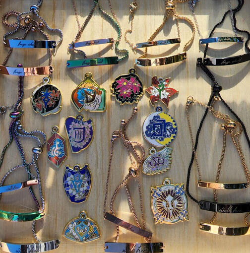 Job enamel jewelry